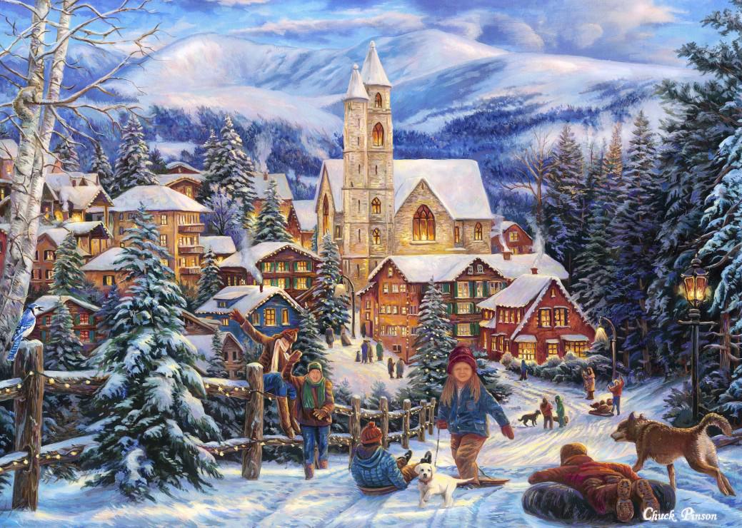 Puzzle Chuck Pinson - Sledding To Town