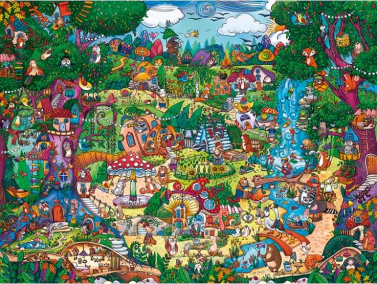 Puzzle Berman: Magisk skov