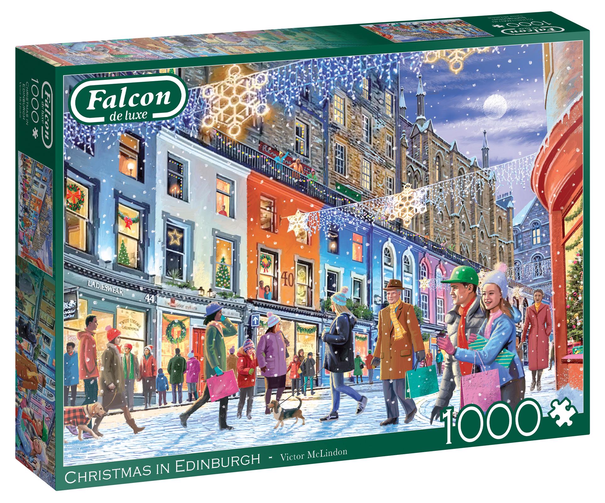 Puzzle Božič v Edinburgu