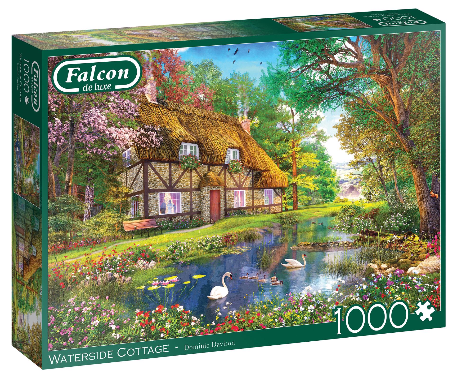 Puzzle Davison: Cottage aan het water 1000
