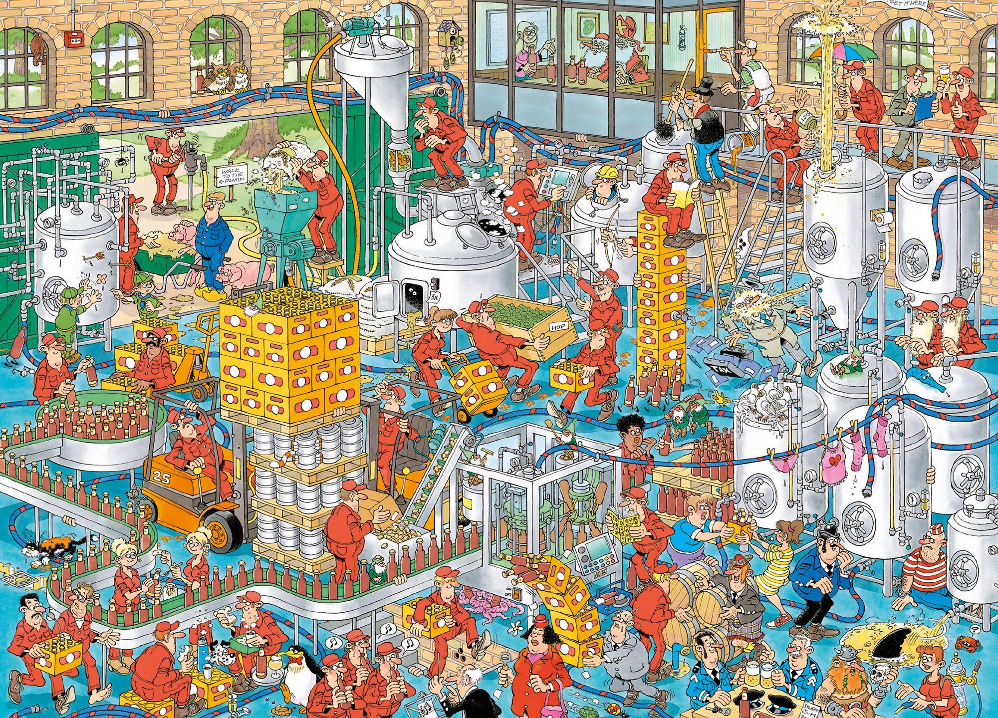 Puzzle Jan Van Haasteren: La folla in piscina