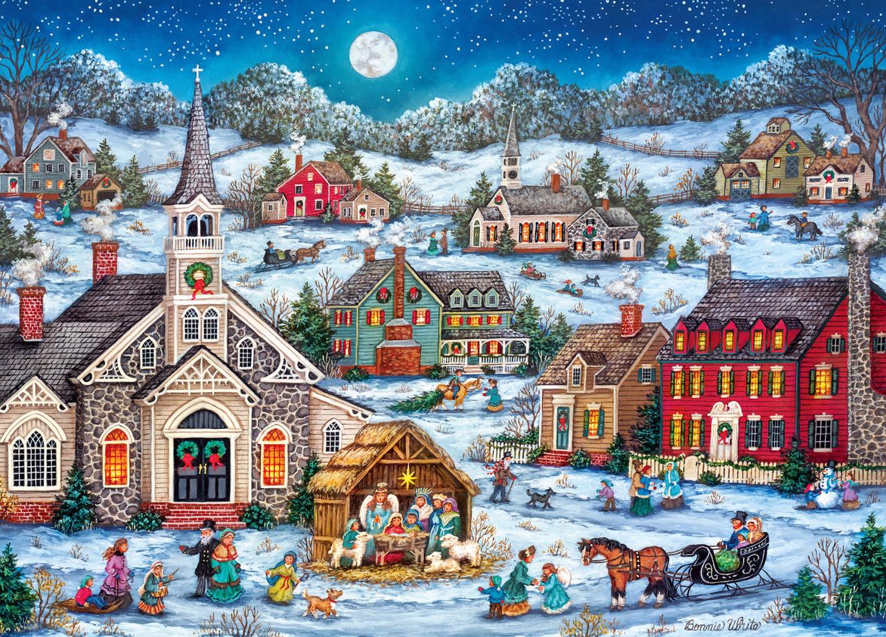 Puzzle Noël - Paix sur Terre, 1 000 pieces