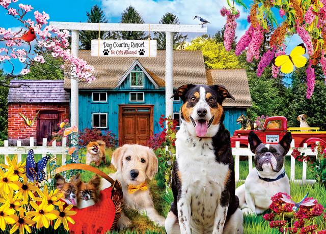Puzzle Resort di campagna del cane