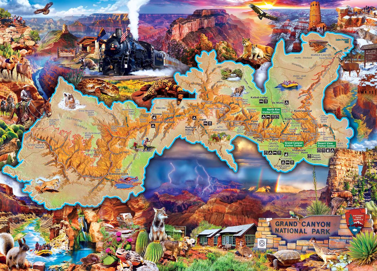 Puzzle Nacionalni parkovi – Grand Canyon