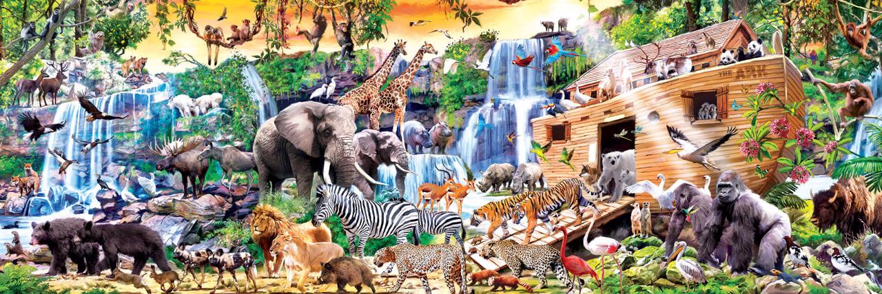 Puzzle Panorama da Arca de Noé 1000