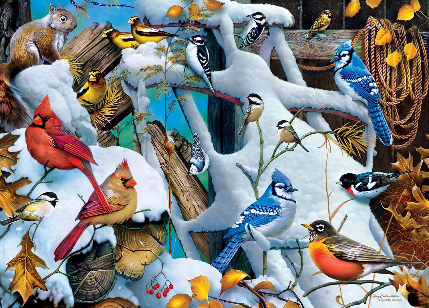 Puzzle Snow Birds 1000