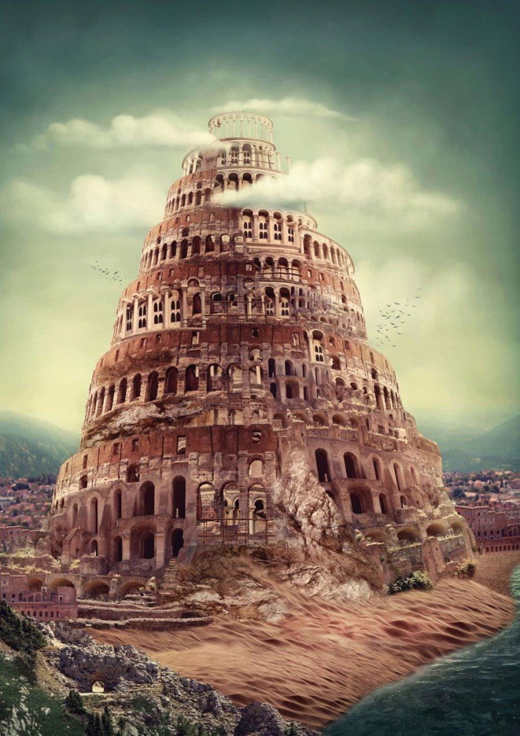 Puzzle Вавилонската кула 1000