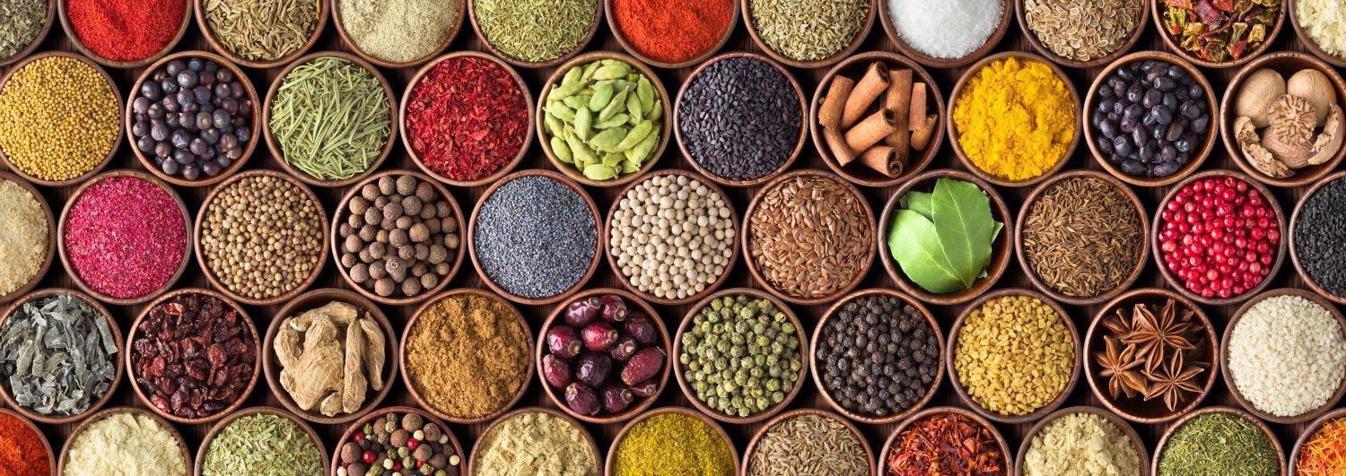 Colored Spices panorama