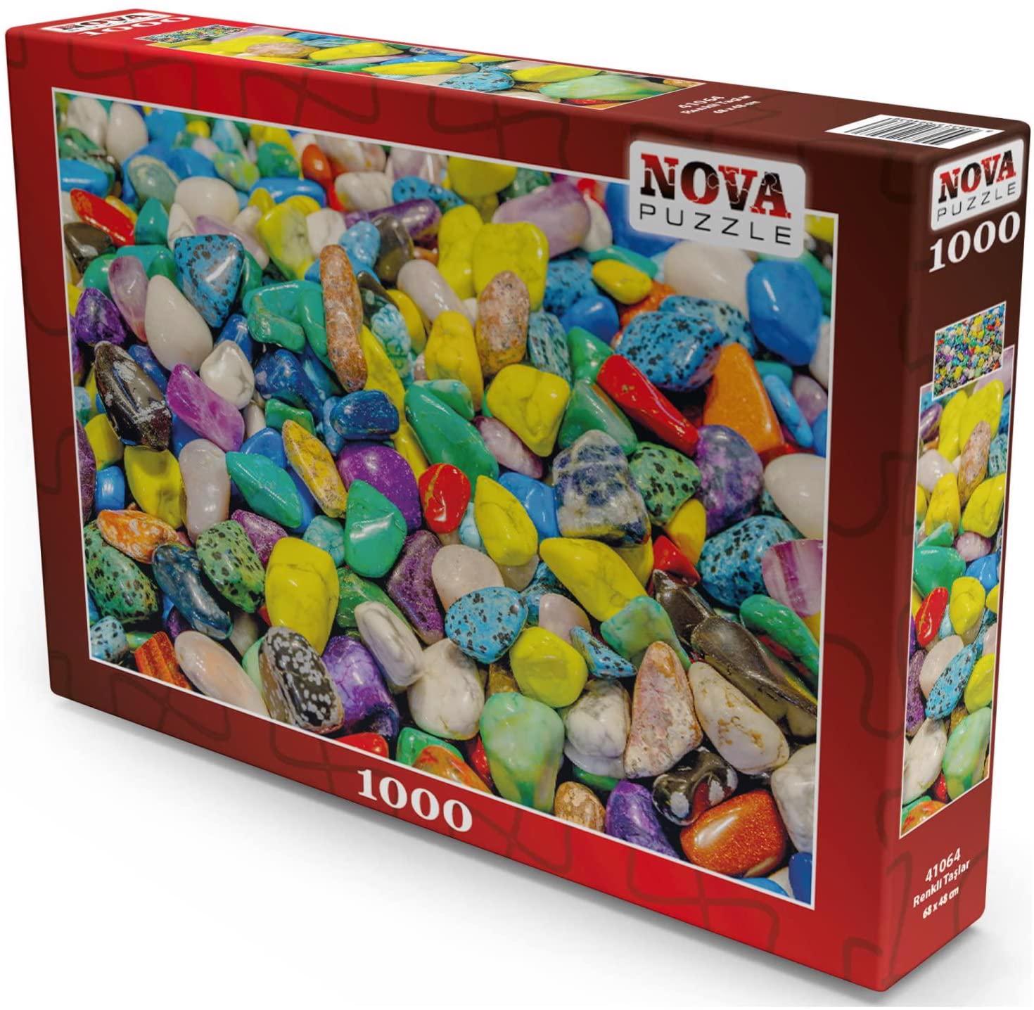 Puzzle Kolorowe kamienie