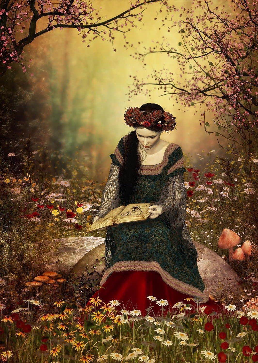 Puzzle Woman Reading a Book