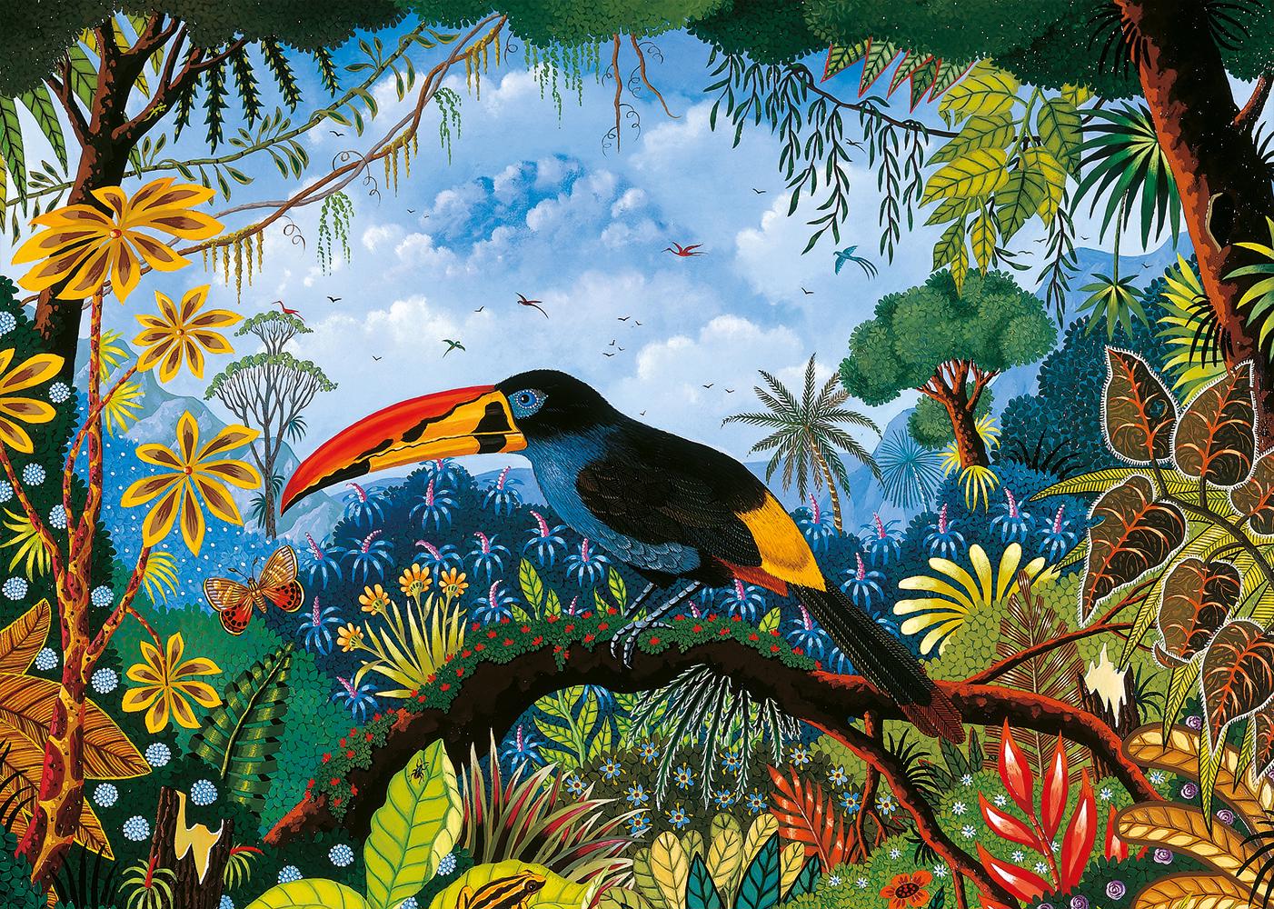 Puzzle Blue toucan