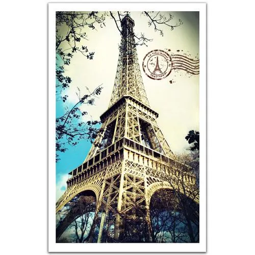 Puzzle Plastic Puzzle - France, Paris: The Eiffel Tower