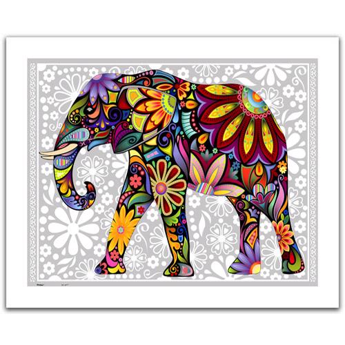 Puzzle Plastic Puzzle -The enthusiastic elephant