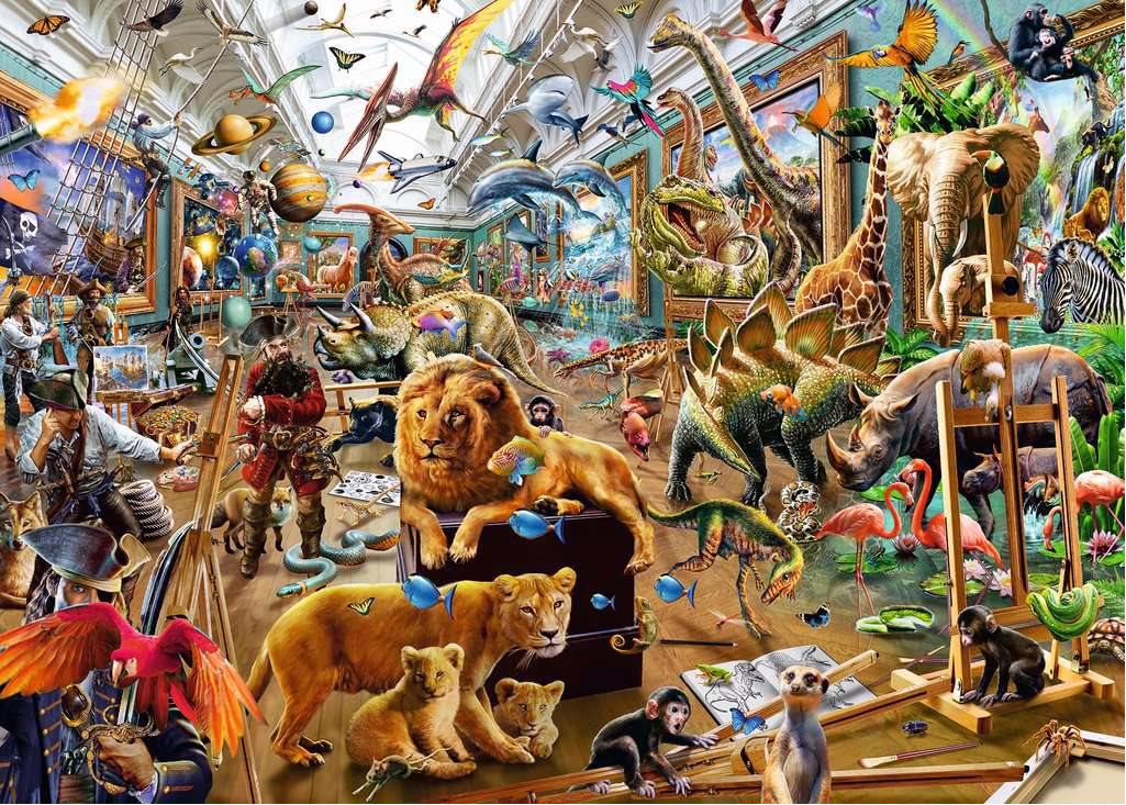 Chaos in der Galerie 1000