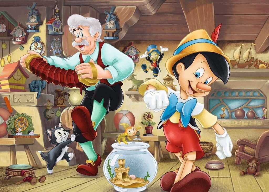 Puzzle Walt Disney: Pinocho, 1 000 piezas 