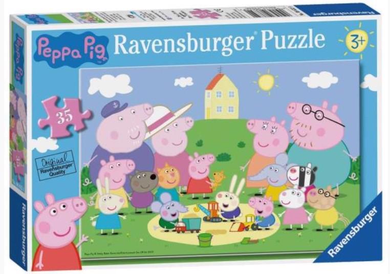 Puzzle Prasátko Peppa: Piknik 35 dílků