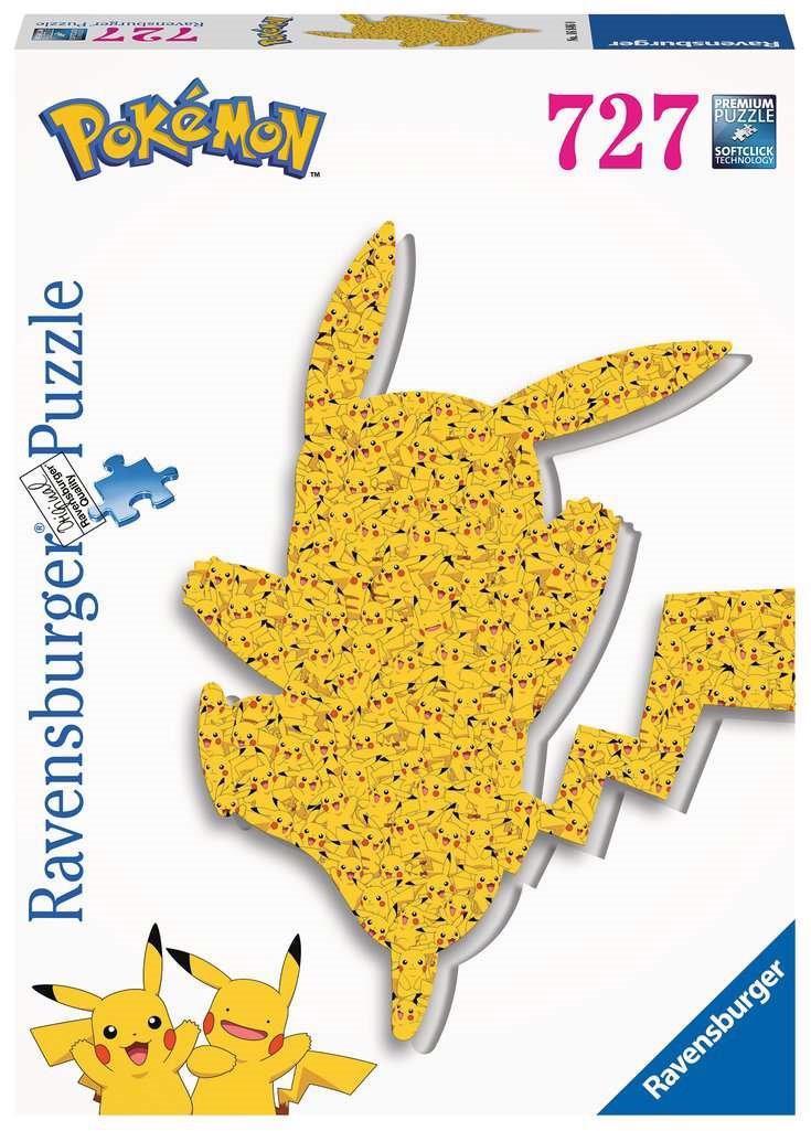 Puzzle Pokemon Pikachu tvarové