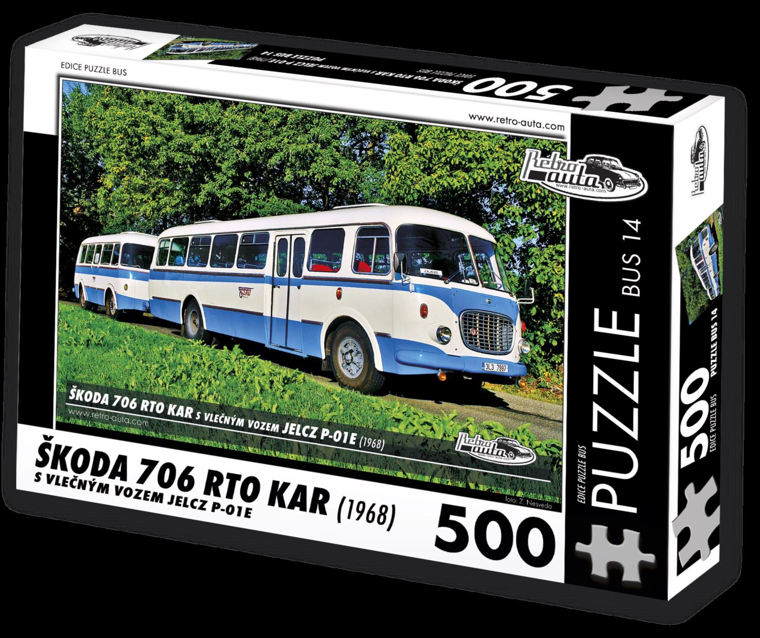 Puzzle BUS nr. 14 Škoda 706 RTO KAR (1968)