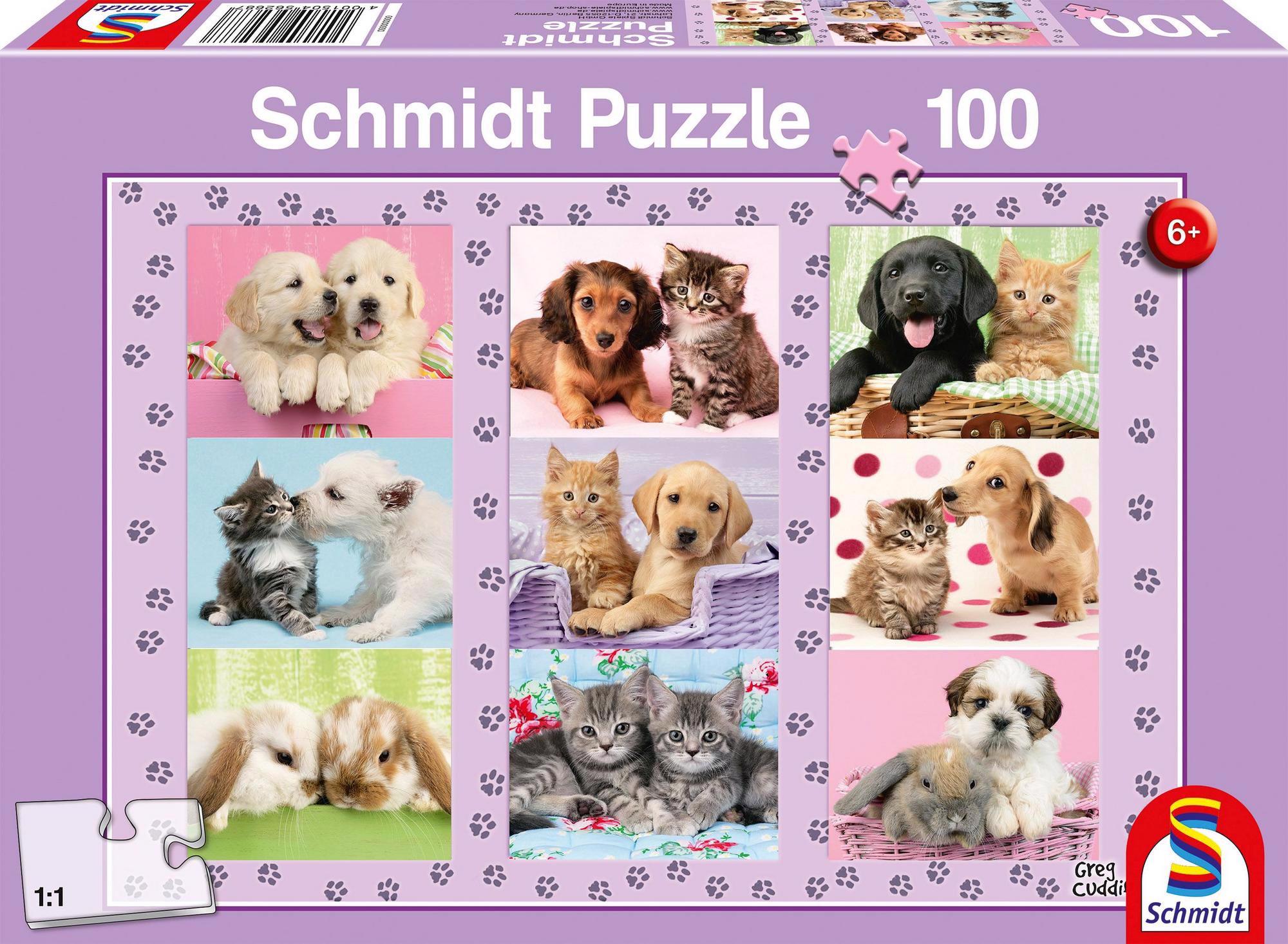 Puzzle Meus amigos animais 100