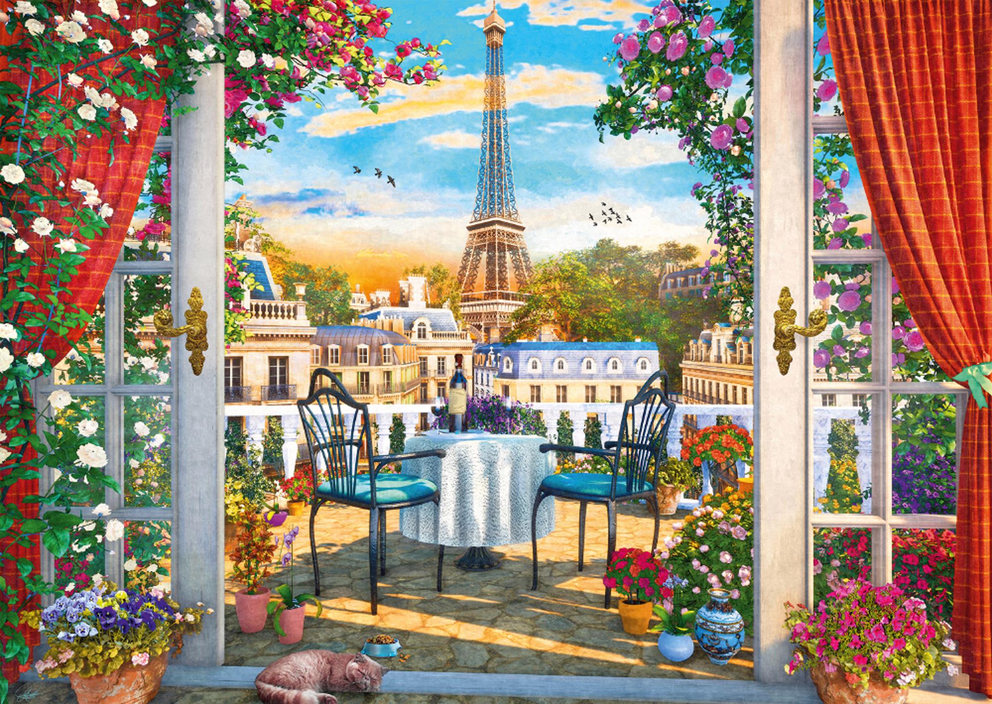 Puzzle Terrasse à Paris 1000