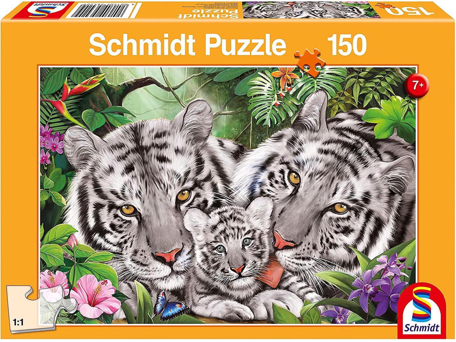 Puzzle Tiger Family 150