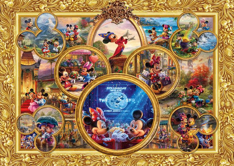Puzzle Kinkade: Colección de sueños de Mickey y Minnie Disney