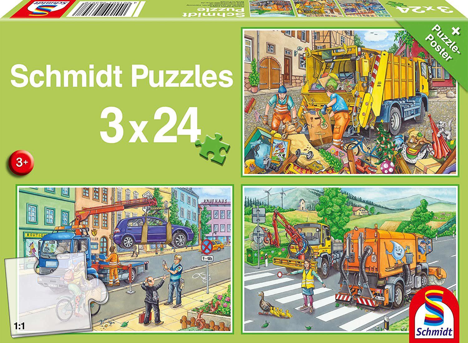 Puzzle 3x24 Cleaning crew