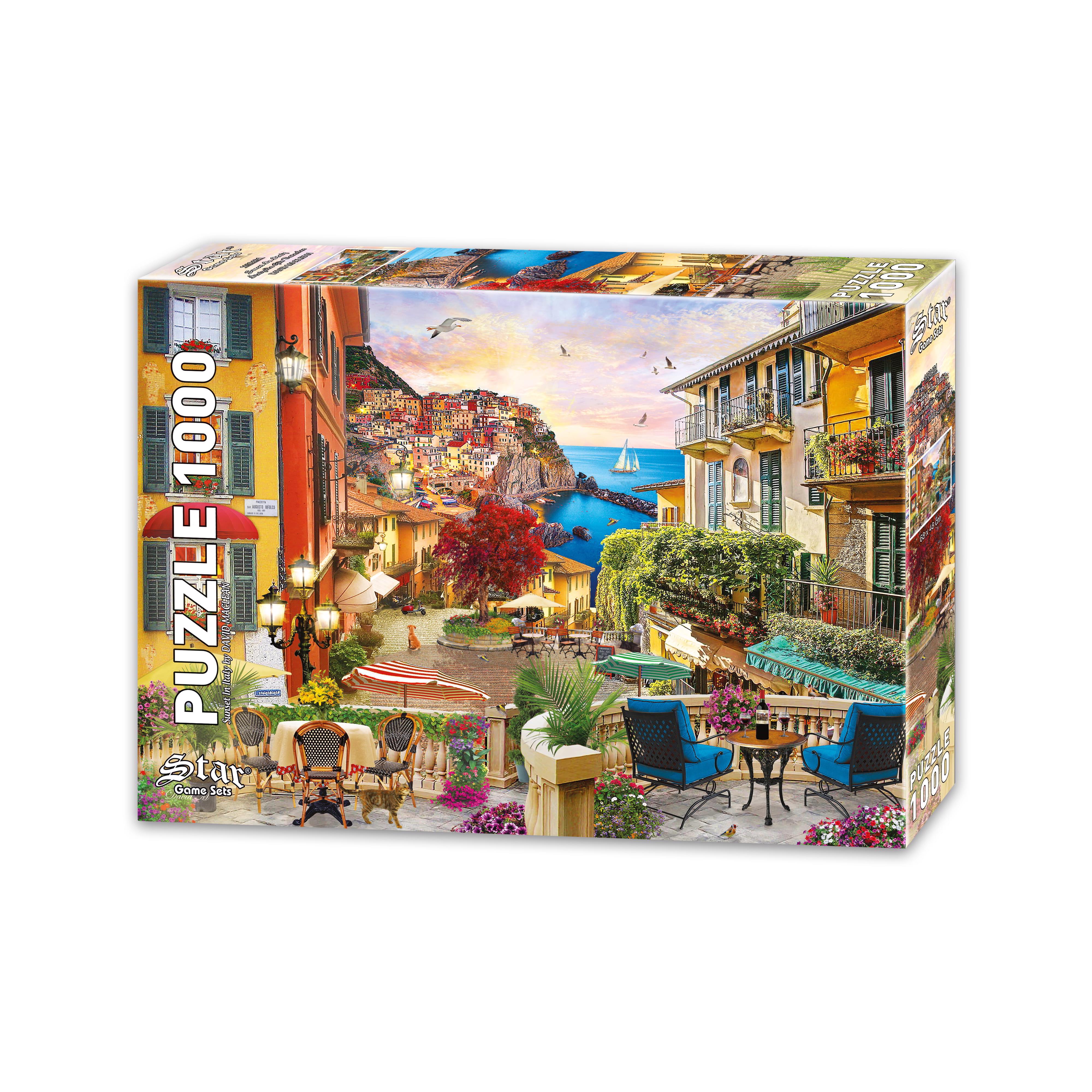 Puzzle Sunset In Italy 1000