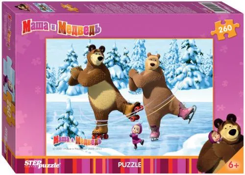 Puzzle Masha and the Bear 260 dielikov