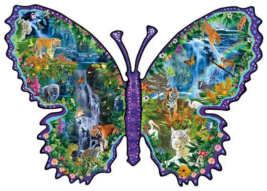 Puzzle Alixandra Mullins - Rainforest Butterfly