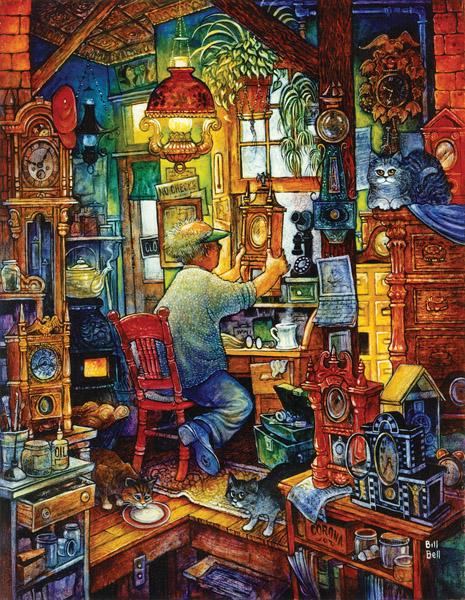 Puzzle Bill Bell - The Clockmaker