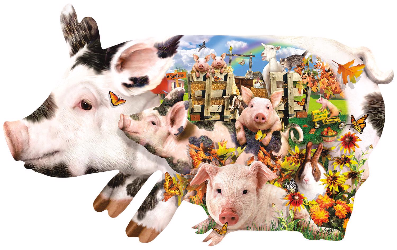 Puzzle Harvest Pigs