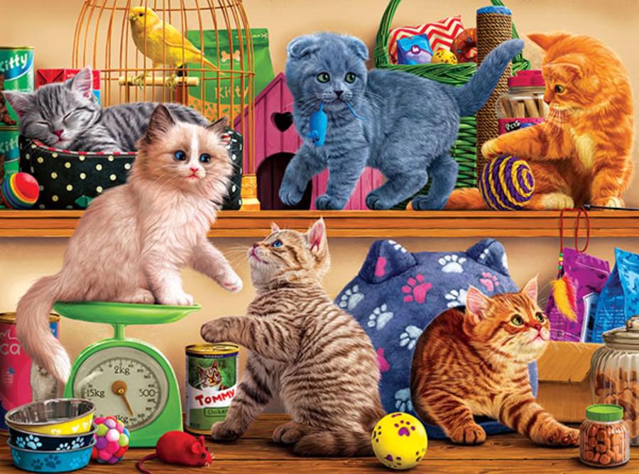 Puzzle Pet Shop Kittens