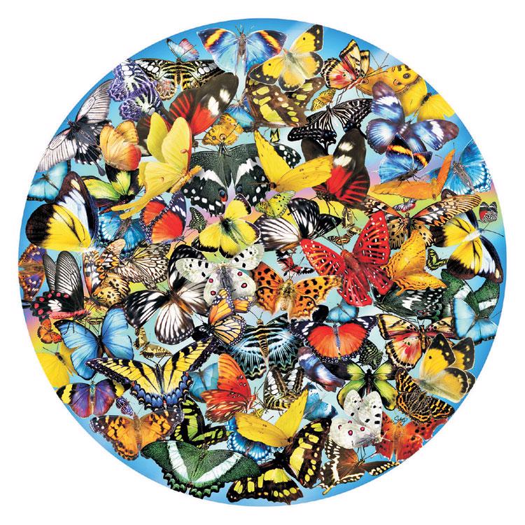 Puzzle Schory - Butterflies in the Round