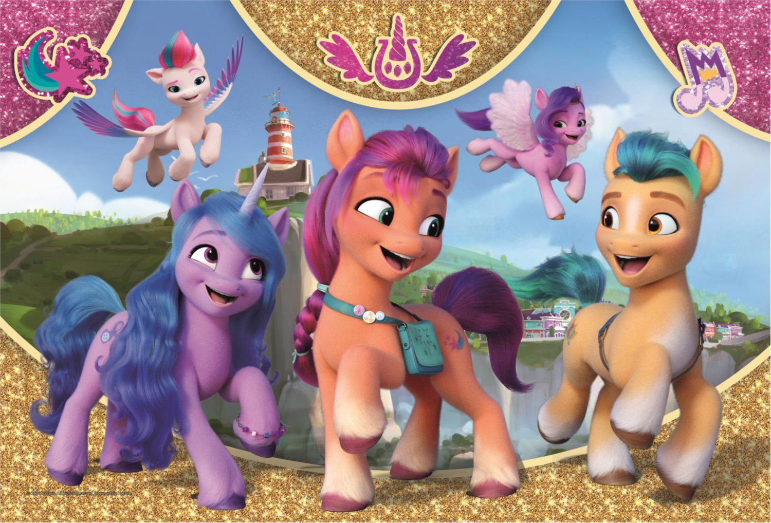 Puzzle The Ponies Pony Movie Colorful Friendship 100