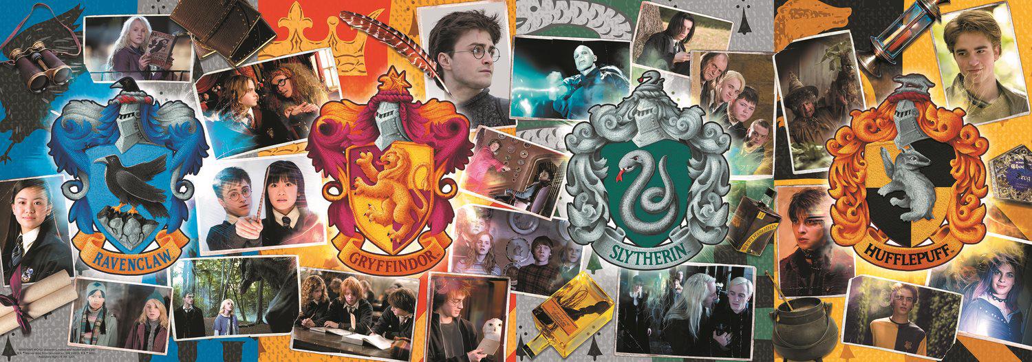 Puzzle Harry Potter: Las cuatro casas de Hogwarts