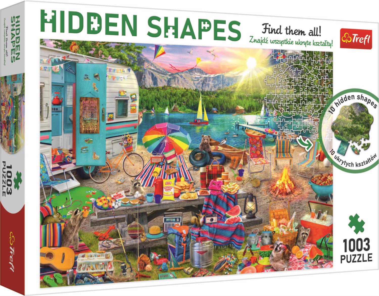 Puzzle Hidden Shapes Putovanje kamperom