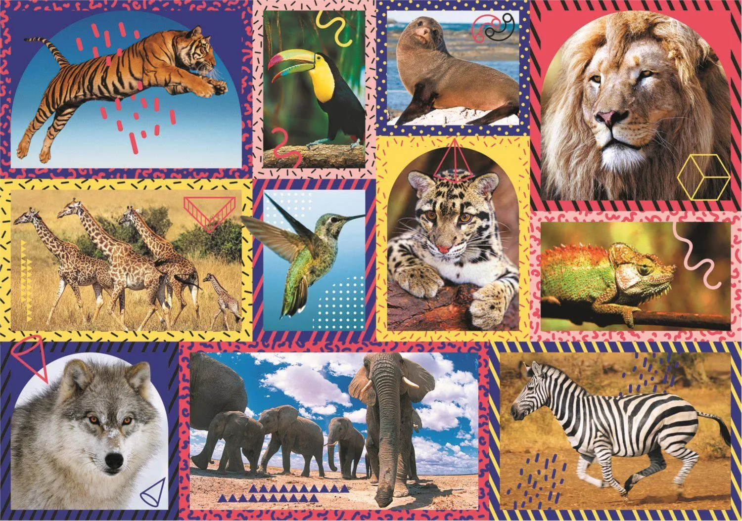 Puzzle Wild nature of Animal Planet, 1 000 pieces 