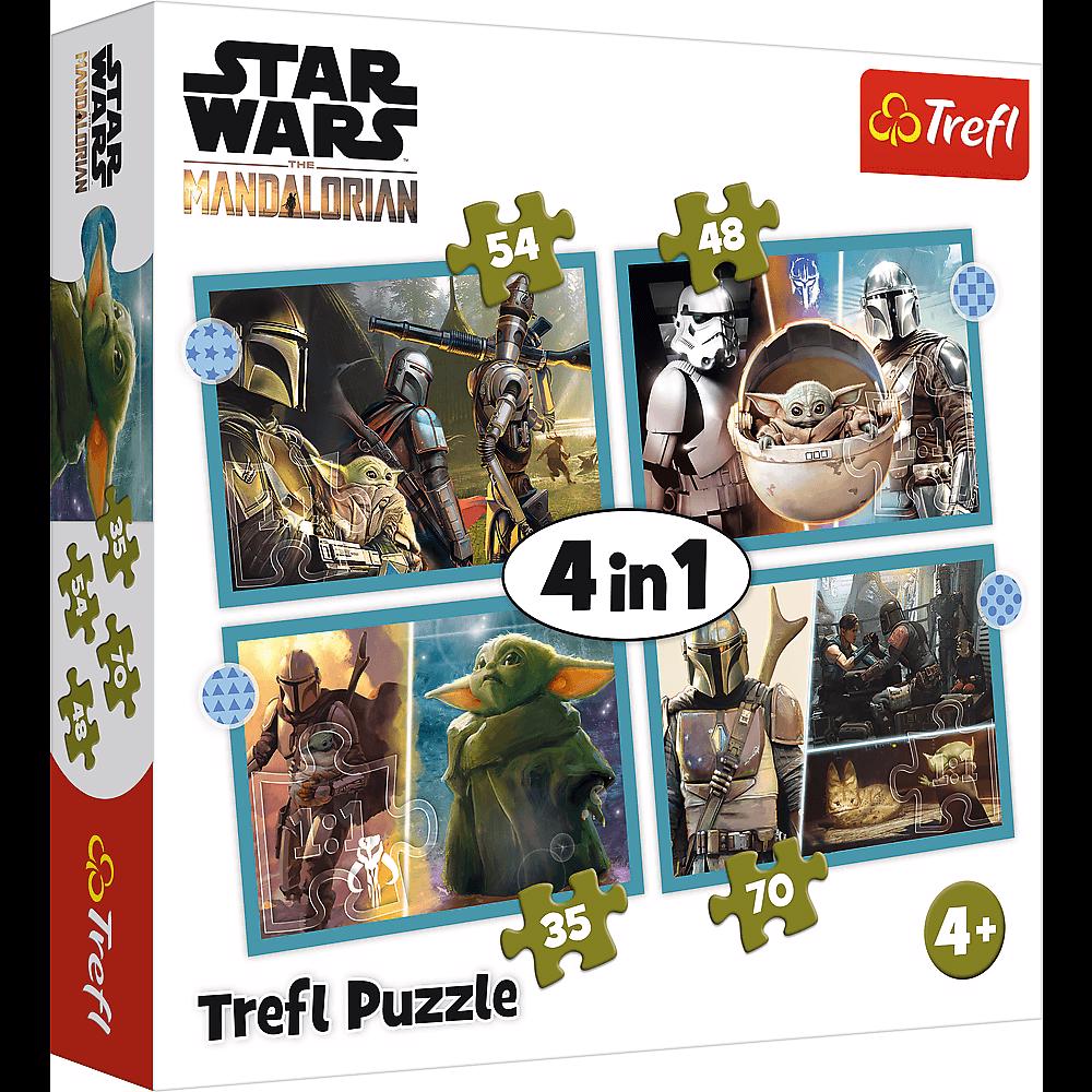 Puzzle 4in1 Mandalorian Star Wars