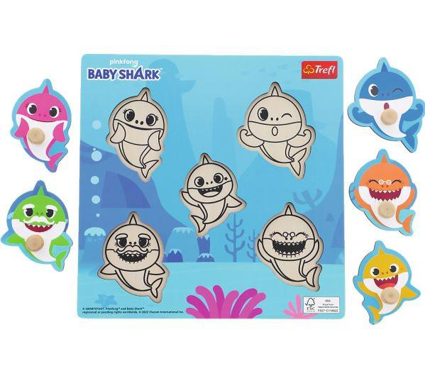Puzzle Baby Shark - wooden