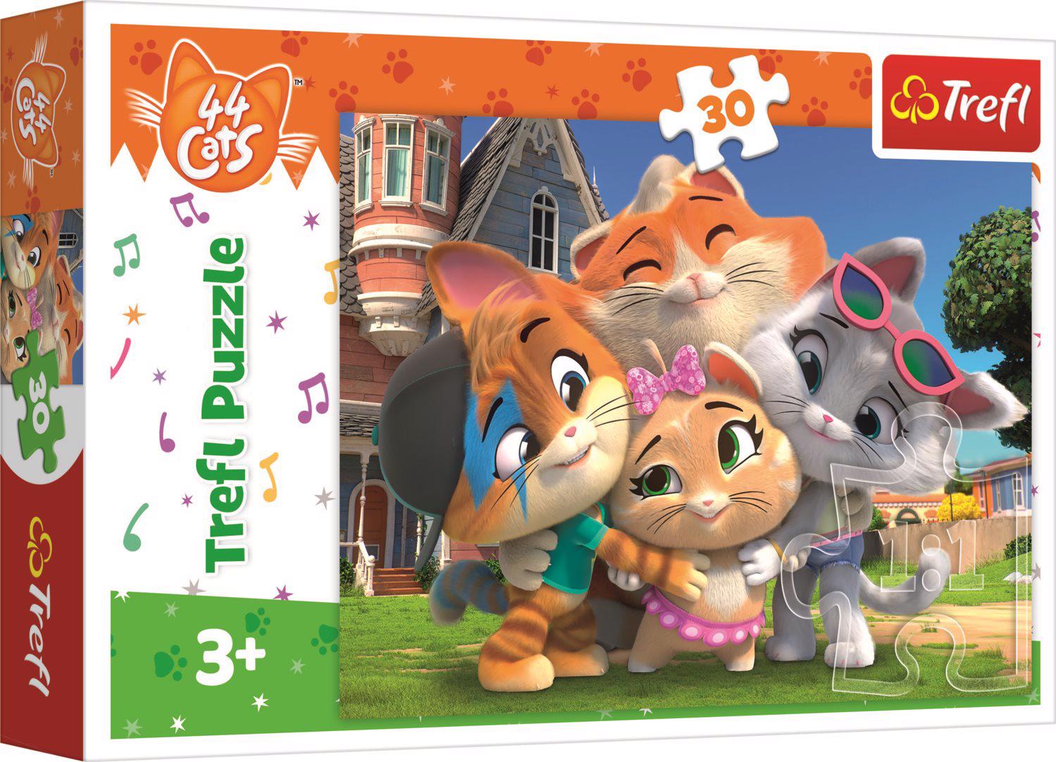 Puzzle Friendship in cat land 44 cats