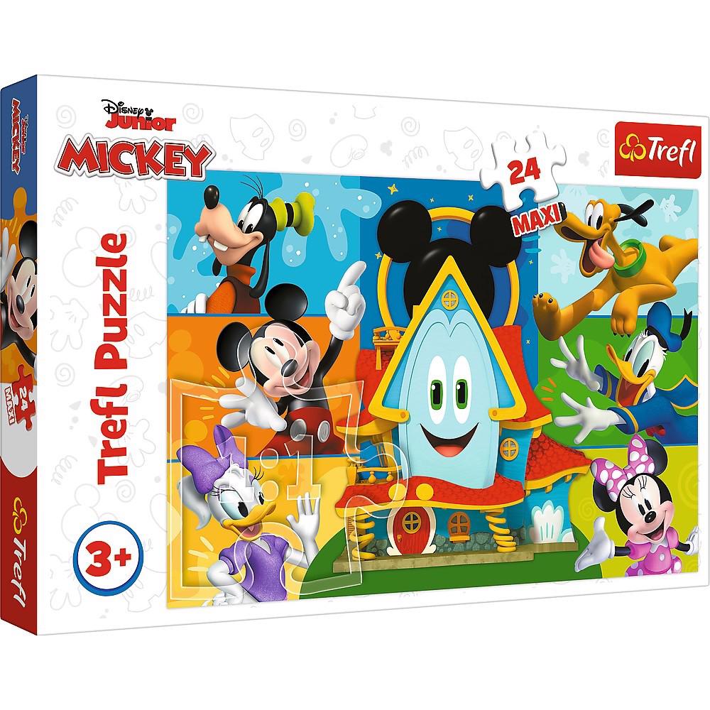 Puzzle Mickey Mouse en vrienden 24 maxi