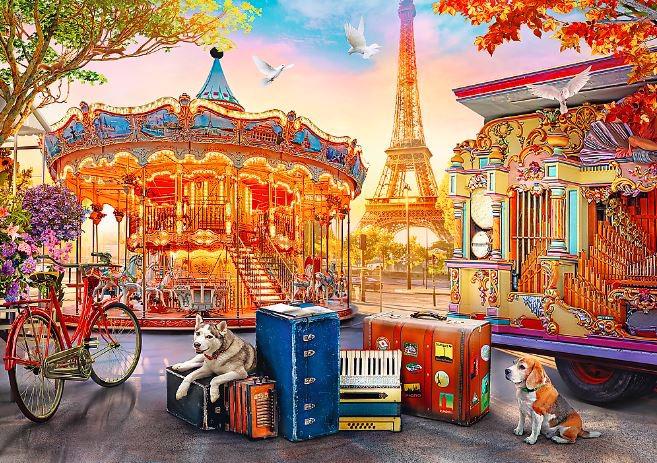 Puzzle Počitnice v Parizu
