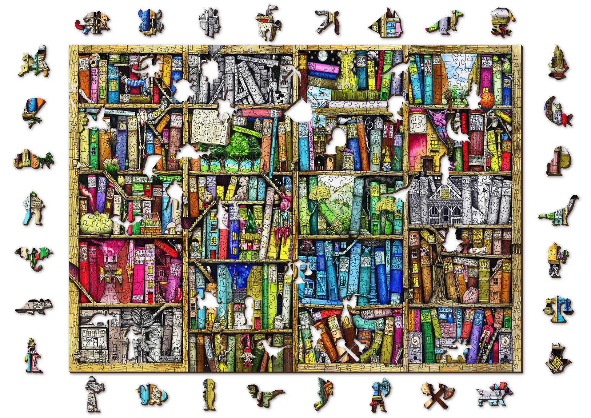 Puzzle Томпсън: Рафт за книги
