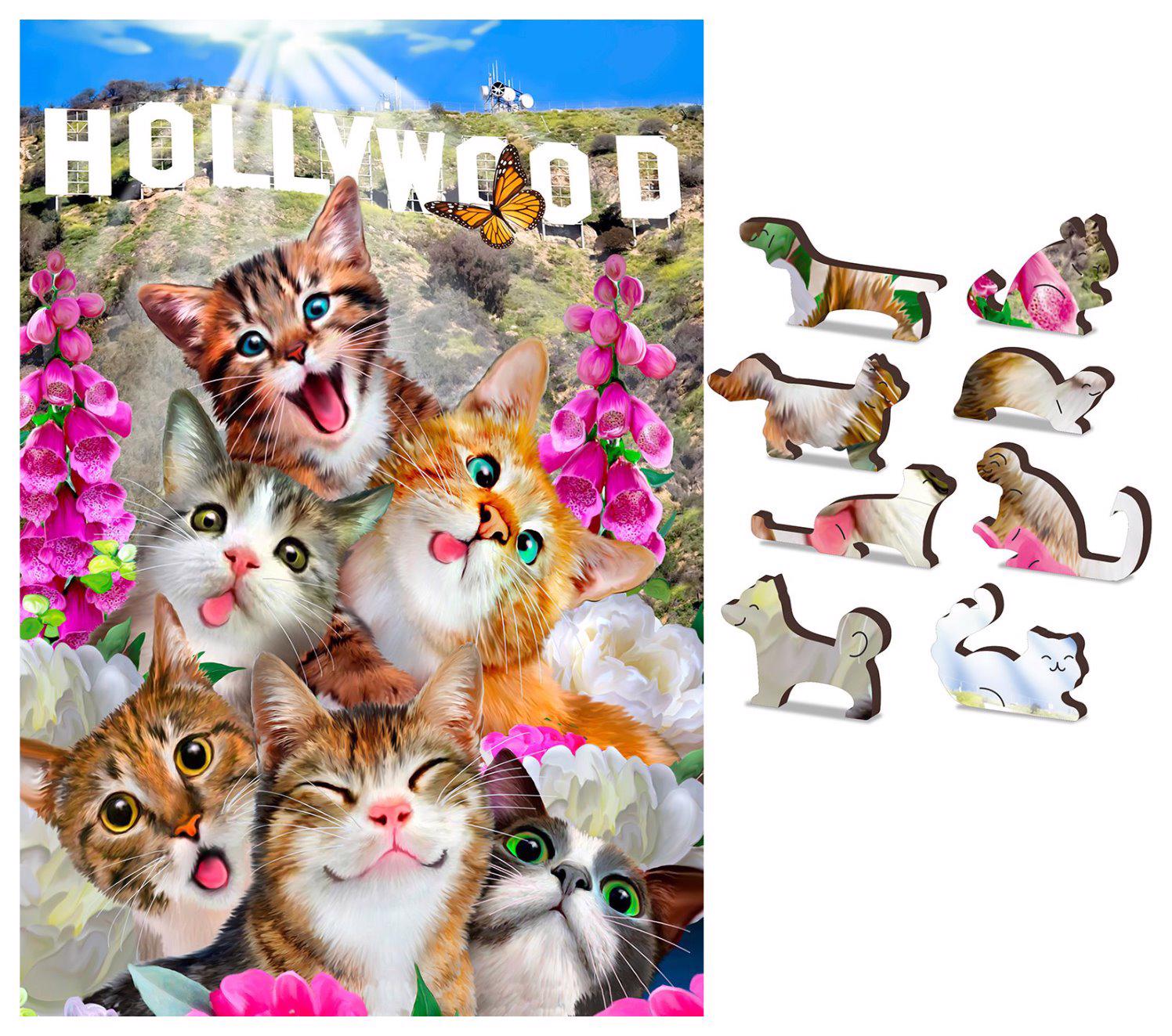 Puzzle Chatons à Hollywood 150