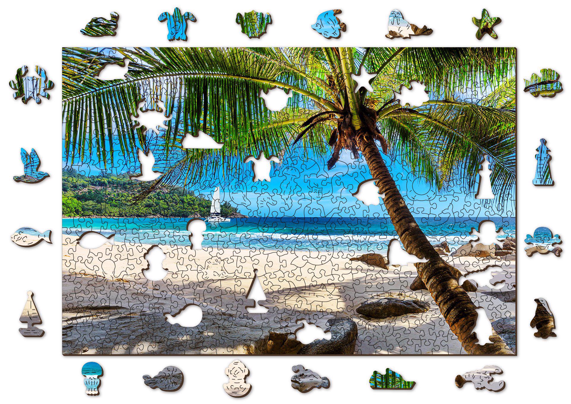 Puzzle Plaja Paradise Island, Marea Caraibelor