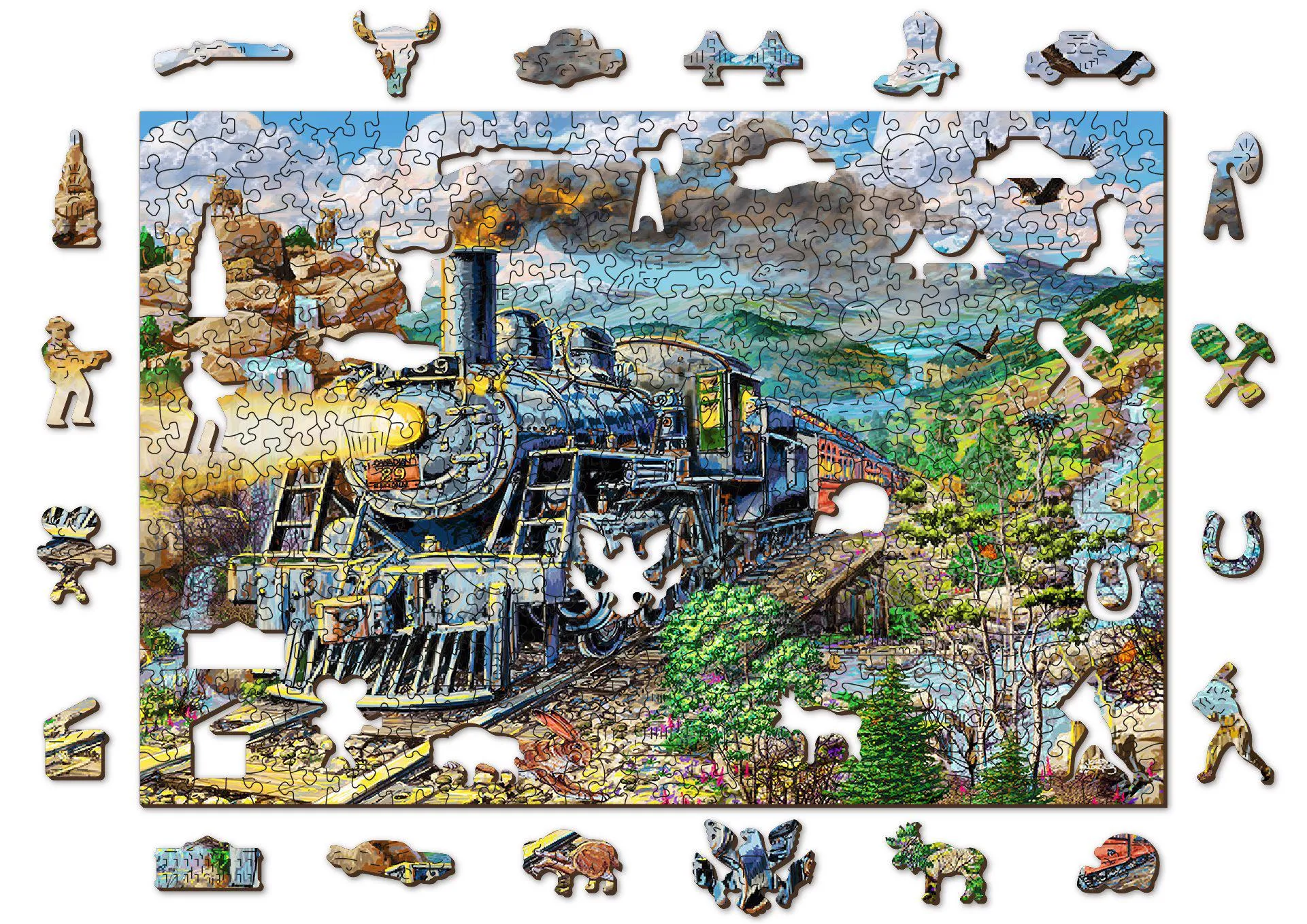 Puzzle Chemin de fer 505
