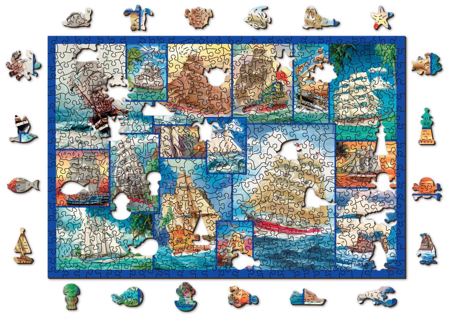 Puzzle Sejlskibe 505