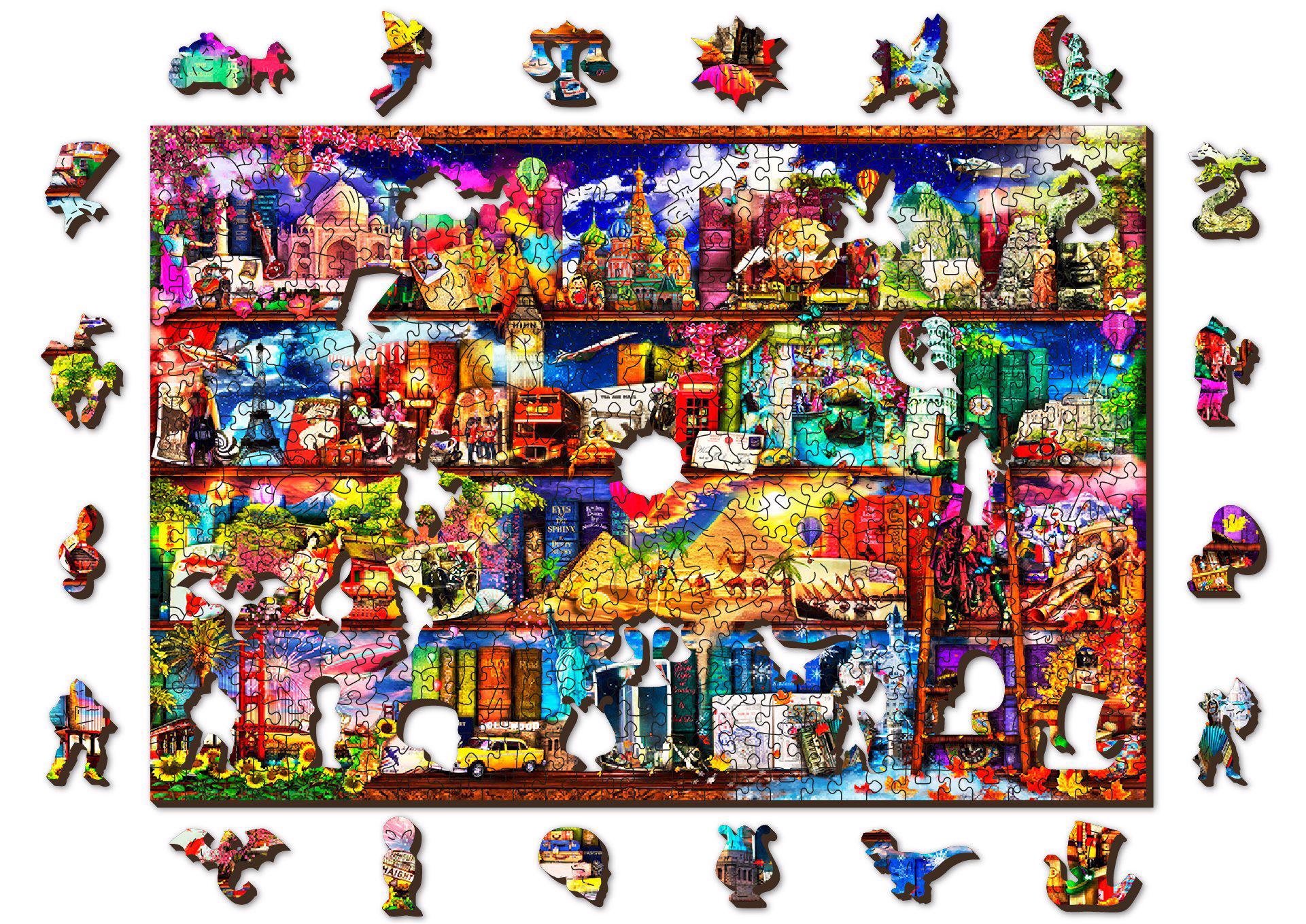 Puzzle Aimee Stewart: Weltreise-Bücherregal 505