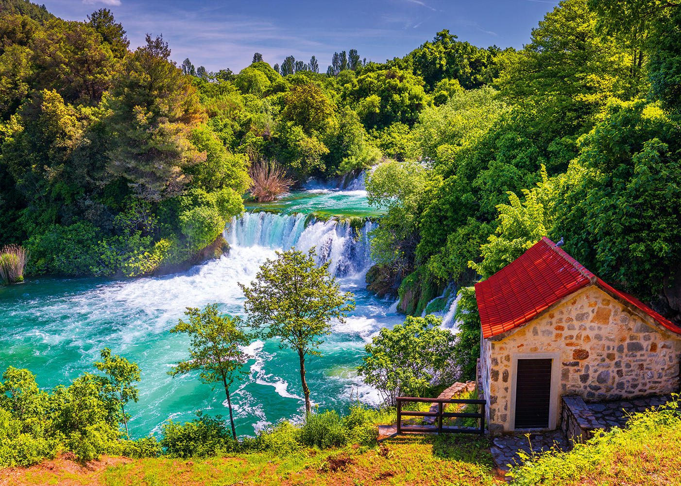 Puzzle Vodopády Krka, Chorvátsko